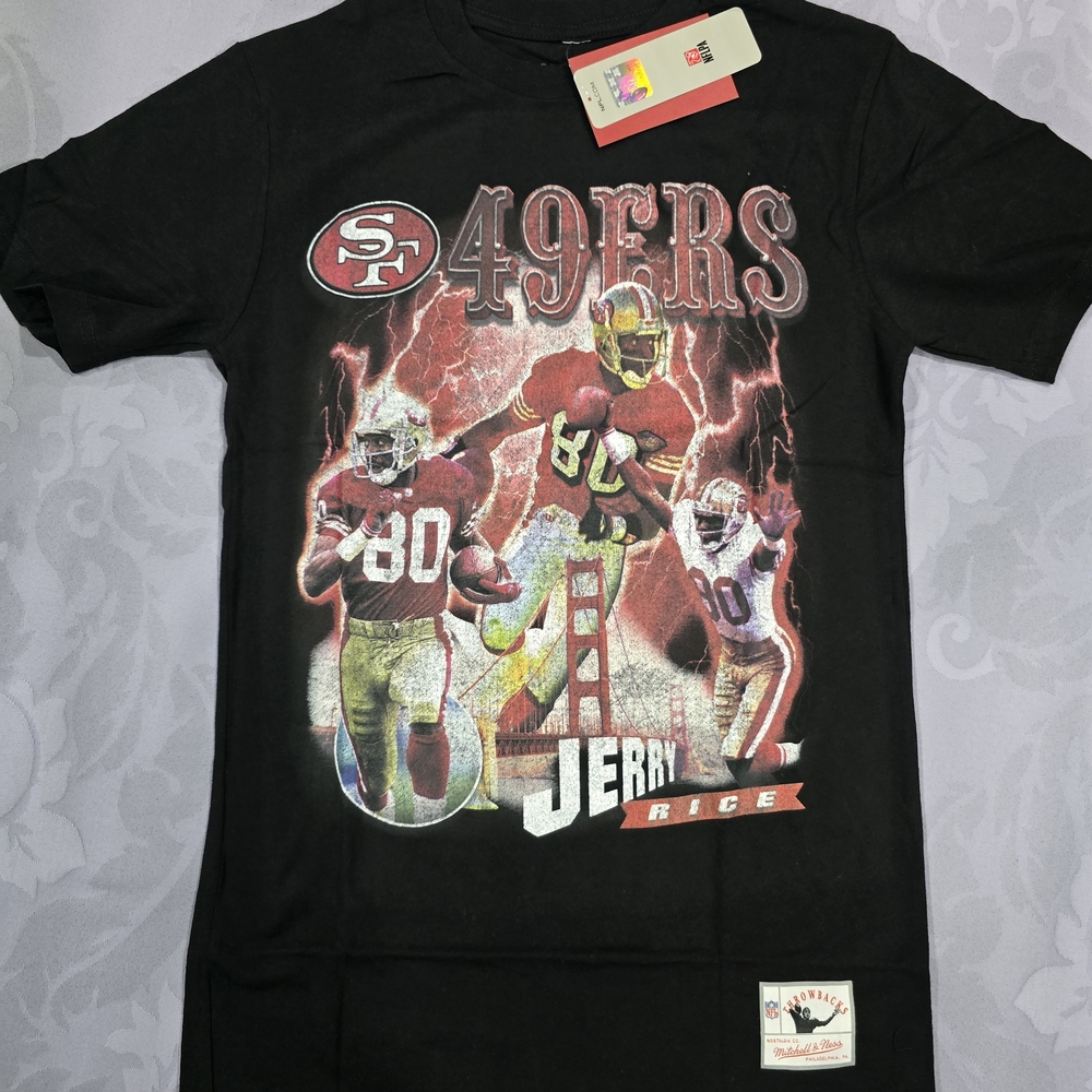 Mitchell & Ness 49ers Black Graphic Tee